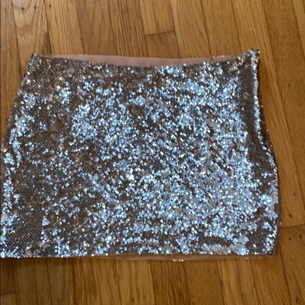 Haute hippie sequin mini skirt